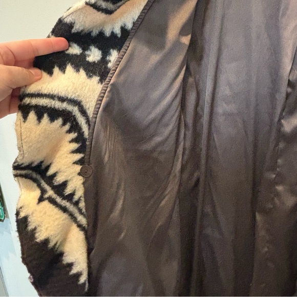 Bronté Aztec Wool Blend Lined Cardigan Jacket Women’s Size Small - Picture 6 of 12